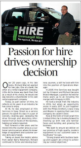 Passion for hire drives ownership decision