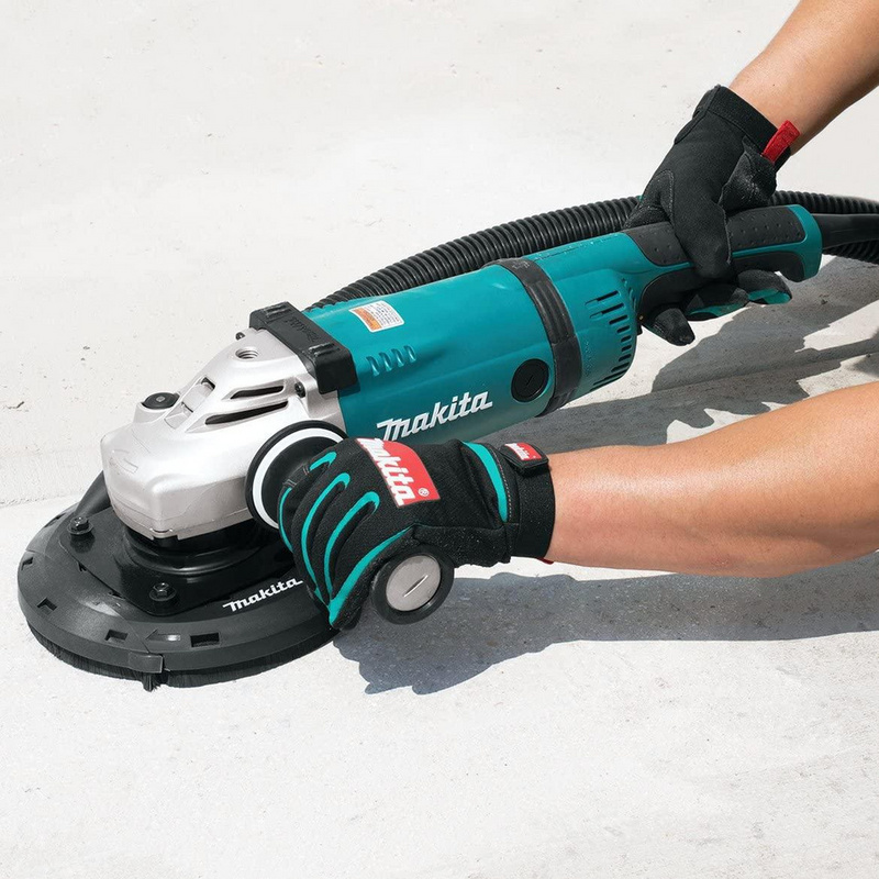 Hand Held Concrete Floor Grinder with Vacuum Attachment 